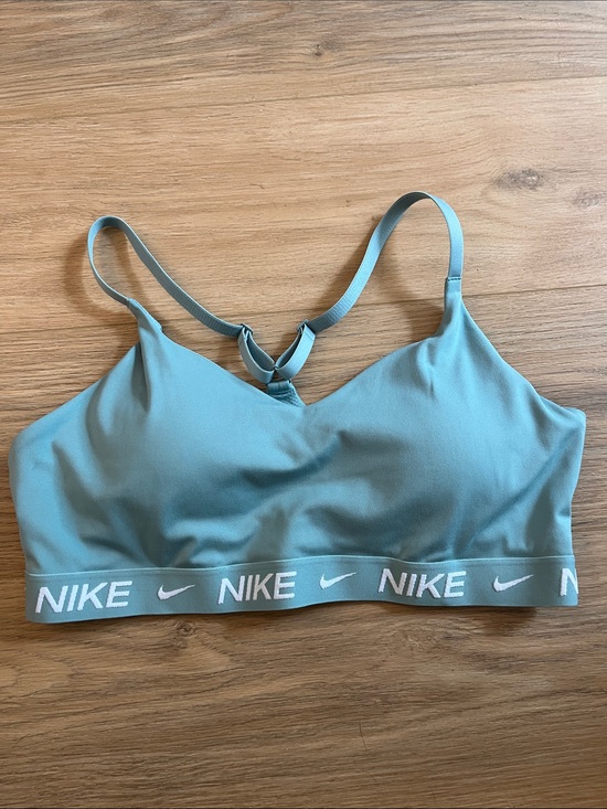 Nike Other - LIKE NEW Nike Light Green Strappy Sports Bra with padding Sz XL